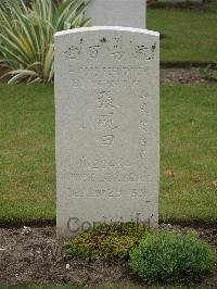 Fosse No.10 Communal Cemetery Extension Sains-En-Gohelle - Chang Yen Tien, 